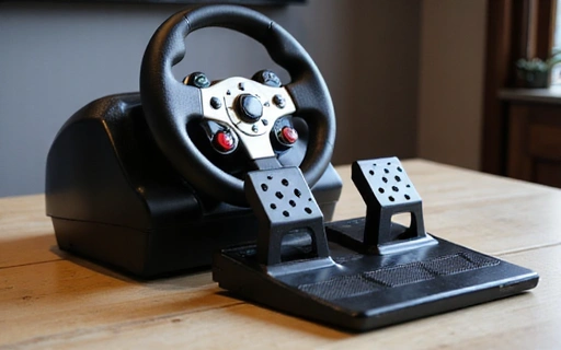 Volant de course avec pédales